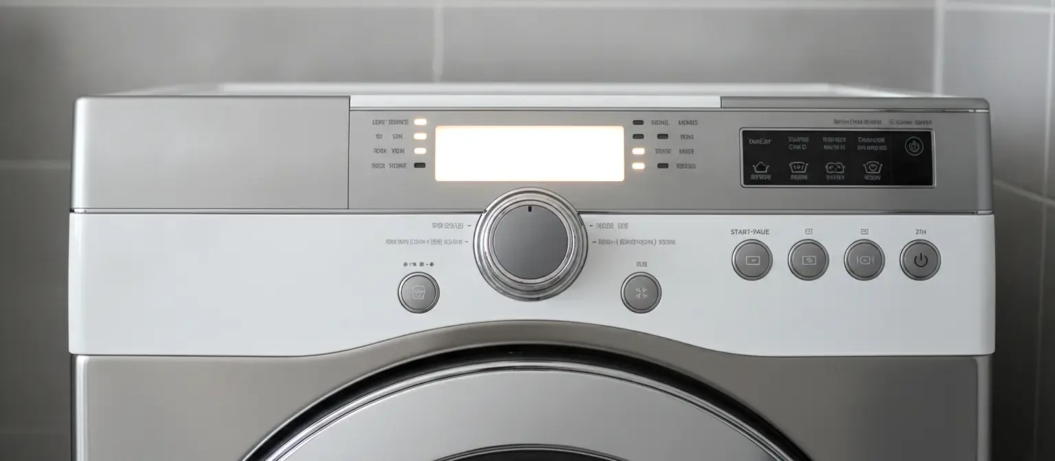 Samsung dryer display showing an error code