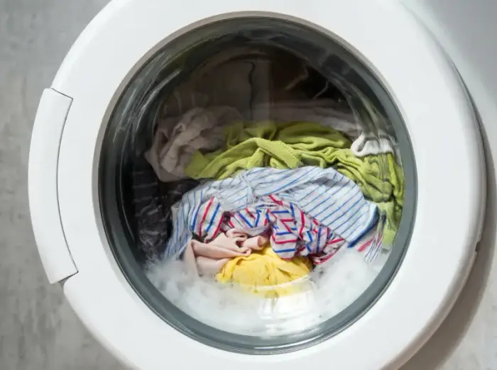 Wet damp clothes pulled from LG dryer after full cycle — no heat symptom